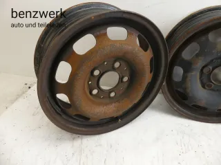 Mercedes W168 4x Stahlfelge 5,5x15 ET54 ORIGINAL 1684000702 ✔️ - Bild 2