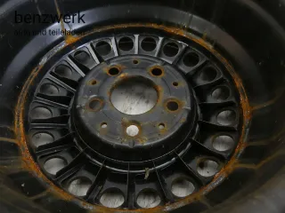 Mercedes W108 W107 W116 1x Felge Stahlfelge 6,5x14 ET30 1084000802 - Bild 3