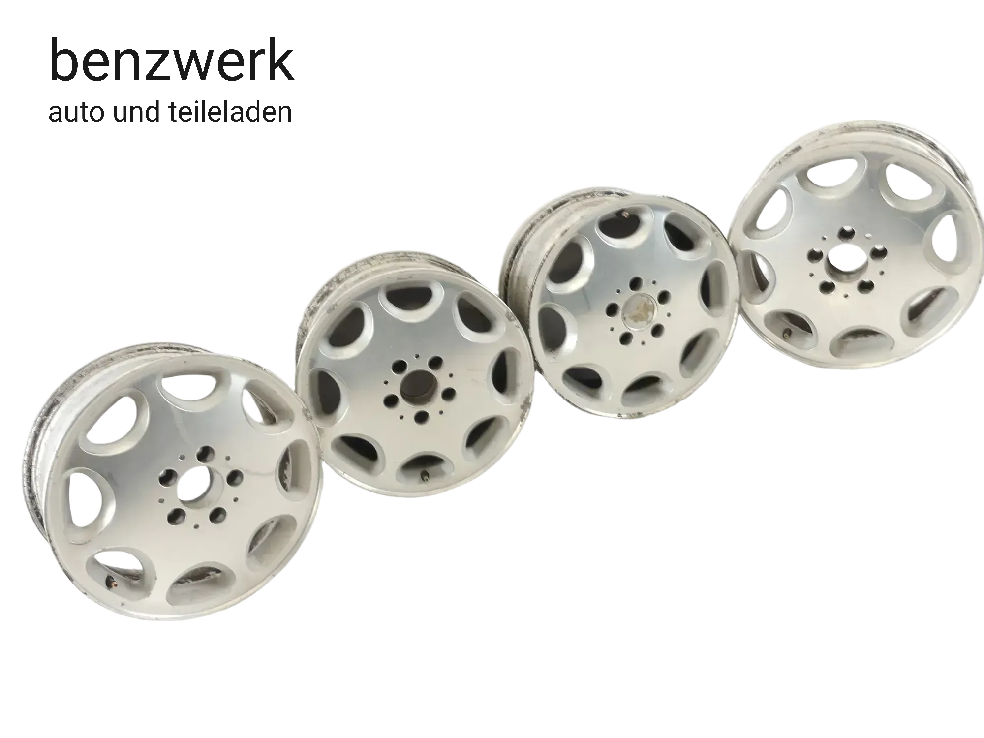 Mercedes W140 4x Alufelge 8-Loch 7,5x16 ET51 ORIGINAL 1404001402 ✔️ - Bild 1