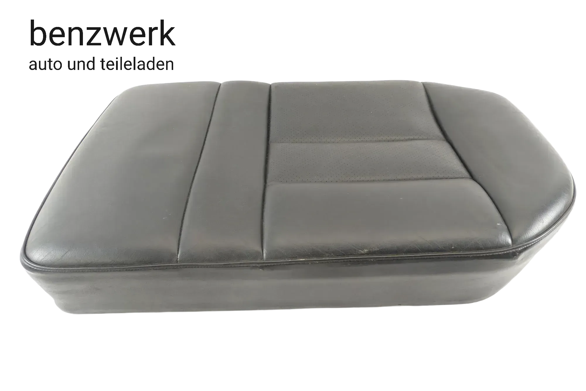 Mercedes W124 Kombi S124 Mopf Sitzfläche hinten links Leder schwarz ✔️ - Bild 1