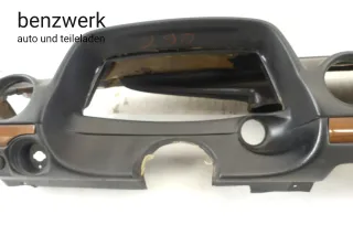 Mercedes W123 1. Serie Armaturenbrett schwarz mit Zebrano 1236800387 1236803587 - Bild 3