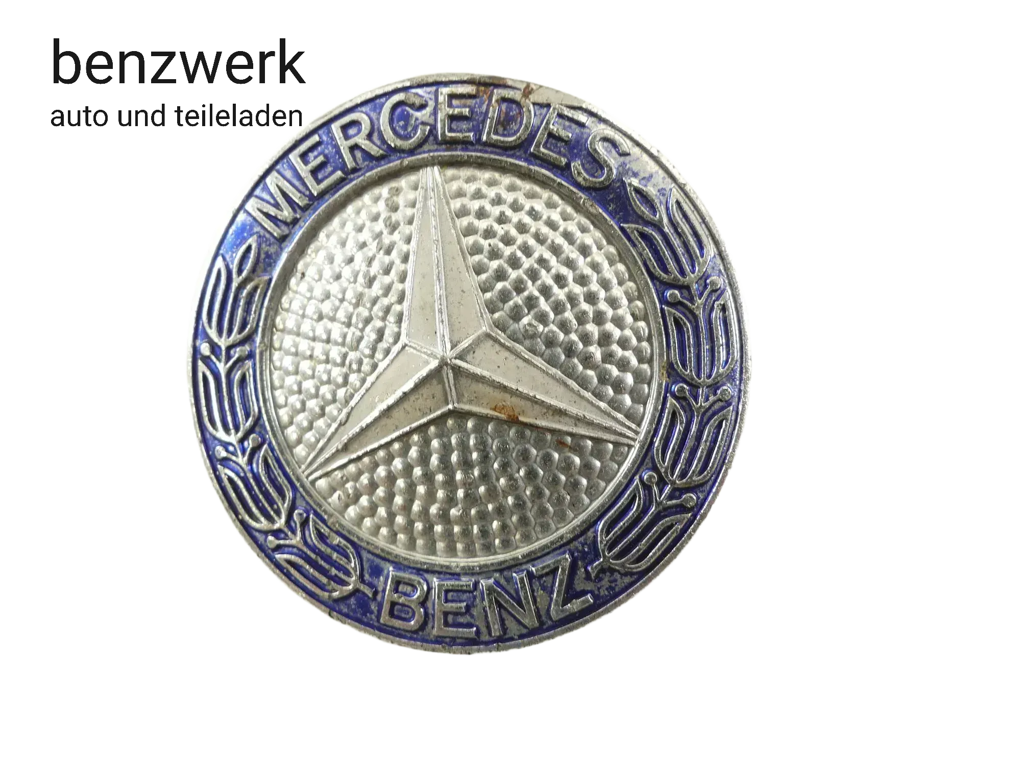 Mercedes W201 190 W124 Emblem Plakette Kühlergrill ORIGINAL ✔️ - Bild 1