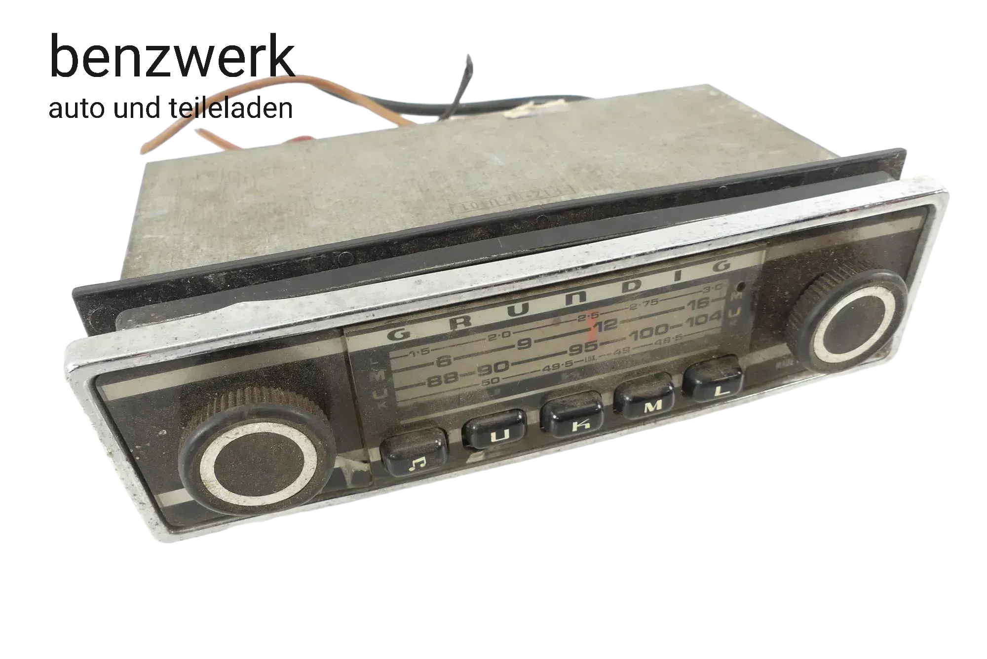 Oldtimer Youngtimer Autoradio Kassette Grundig Stereo ✔️ - Bild 1