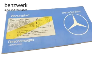Mercedes W123 R107 W116 Serviceheft Checkheft Bordbuch 1235845895 ✔️ - Bild 1