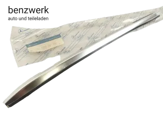 Mercedes W126 Zierstab Frontscheibe seitlich links NEU NOS ORIGINAL 1266702722 - Bild 1