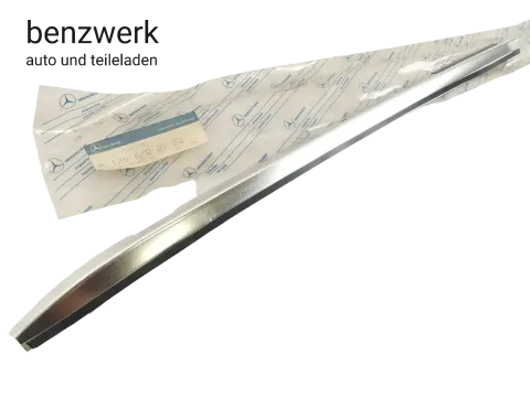Mercedes W126 Zierstab Frontscheibe seitlich links NEU NOS ORIGINAL 1266702722