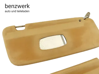 Mercedes SLC C107 W107 2x Sonnenblende creme beige ORIGINAL ✔️ - Bild 8
