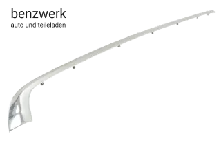 Mercedes W124 C124 Chromblende Stoßstange hinten links 1248801736 ✔️ - Bild 1
