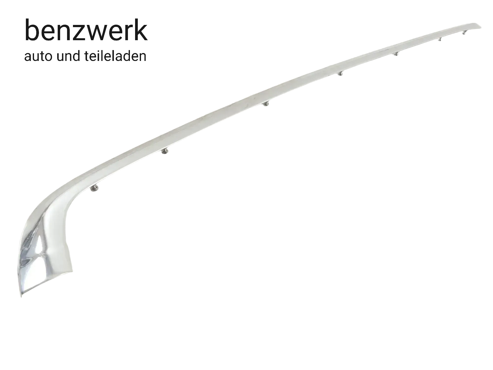 Mercedes W124 C124 Chromblende Stoßstange hinten links 1248801736 ✔️ - Bild 1