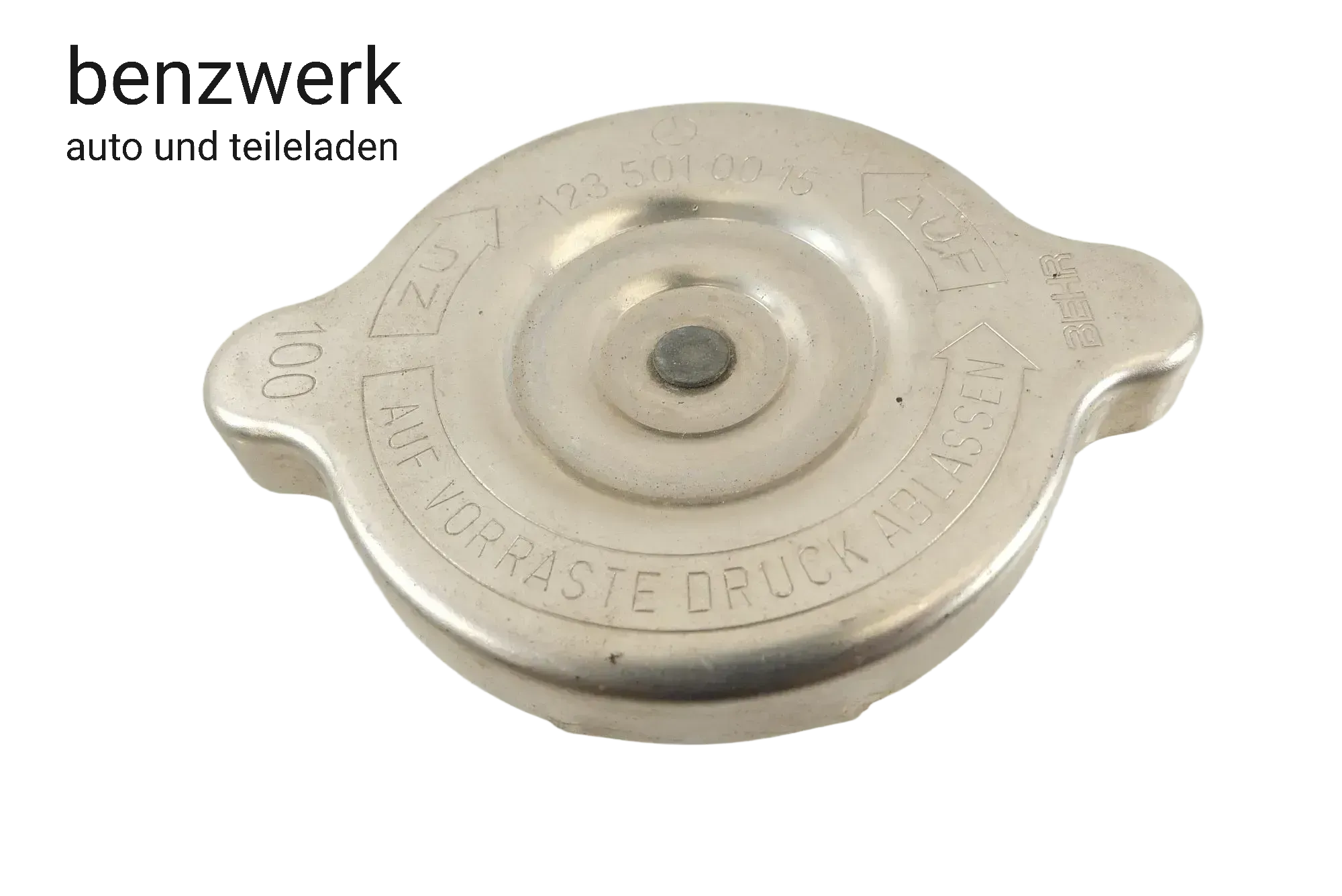 Mercedes W123 W126 W201 W124 Kühlerdeckel ORIGINAL 1235010015 ✔️ - Bild 1