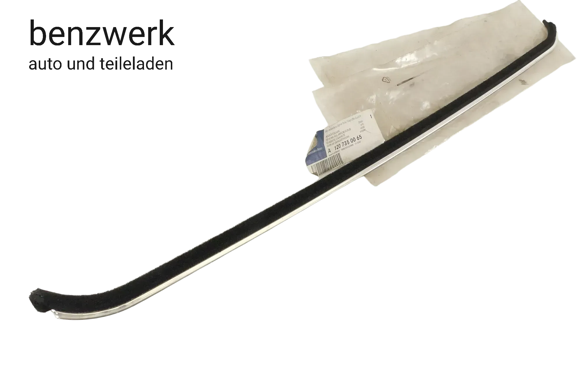 Mercedes Ponton W120 W121 Abdichtschiene Tür NEU NOS ORIGINAL 1207350065 ✔️ - Bild 1