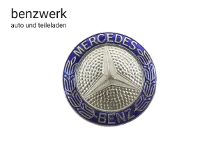 Mercedes W201 190 W124 Emblem Plakette Kühlergrill NEUWERTIG ORIGINAL ✔️ - Bild 1