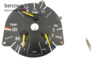 Mercedes W116 R107 C107 W107 Kombiinstrument Tank Temp Öldruck Dimmer 0025405147 - Bild 2