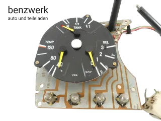 Mercedes W116 R107 C107 W107 Kombiinstrument Tank Temp Öldruck Dimmer 0025405147 - Bild 2