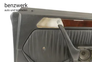 Mercedes W124 S124 Mopf Türverkleidung Leder schwarz hinten rechts ✔️ - Bild 4