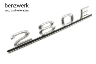 Mercedes W123 Emblem Typenschild Heckklappe 280E 1238170815 ✔️ - Bild 1