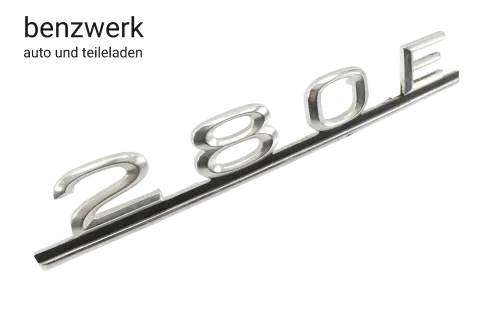 Mercedes W123 Emblem Typenschild Heckklappe 280E 1238170815 ✔️