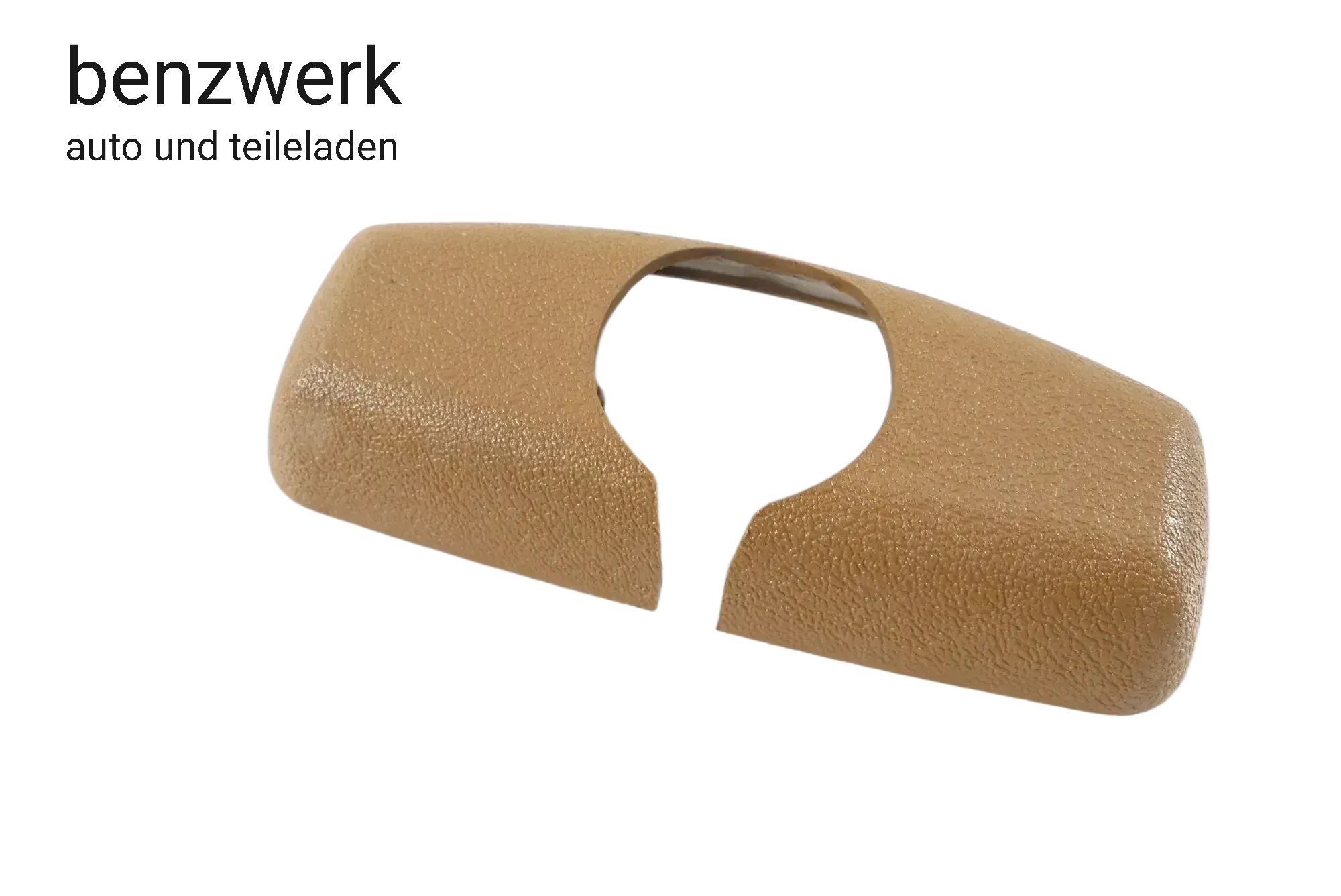 Mercedes W124 Abdeckung Scharnier Mittelarmlehne vorne Safran Dattel 1249730389 - Bild 1
