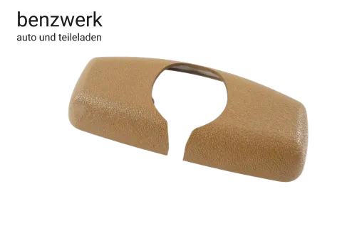 Mercedes W124 Abdeckung Scharnier Mittelarmlehne vorne Safran Dattel 1249730389