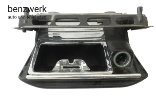 Mercedes W201 190 Aschenbecher Mittelkonsole vorne komplett schwarz ✔️ - Bild 2