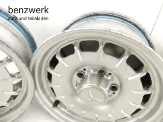 Mercedes W116 R107 4x Alufelge Barockfelge 6,5x14 ET30 1264002102 ✔️ - Bild 9
