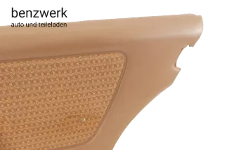 Mercedes W123 1.Serie 280 Türverkleidung hinten rechts braun tabak Stoff Rhombe - Bild 2
