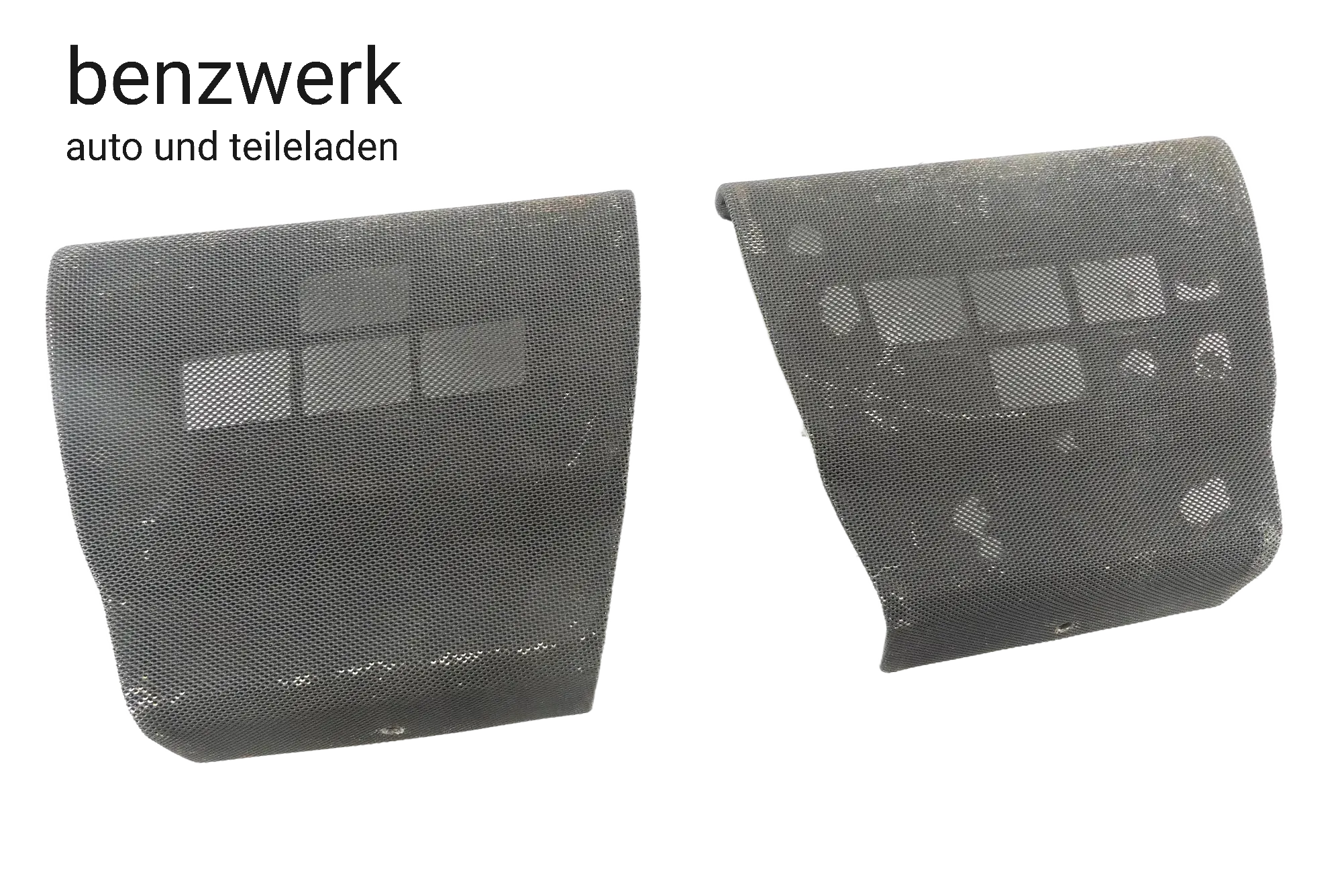 Mercedes W124 Kombi S124 2x Abdeckung Lautsprecher hinten links rechts schwarz - Bild 1