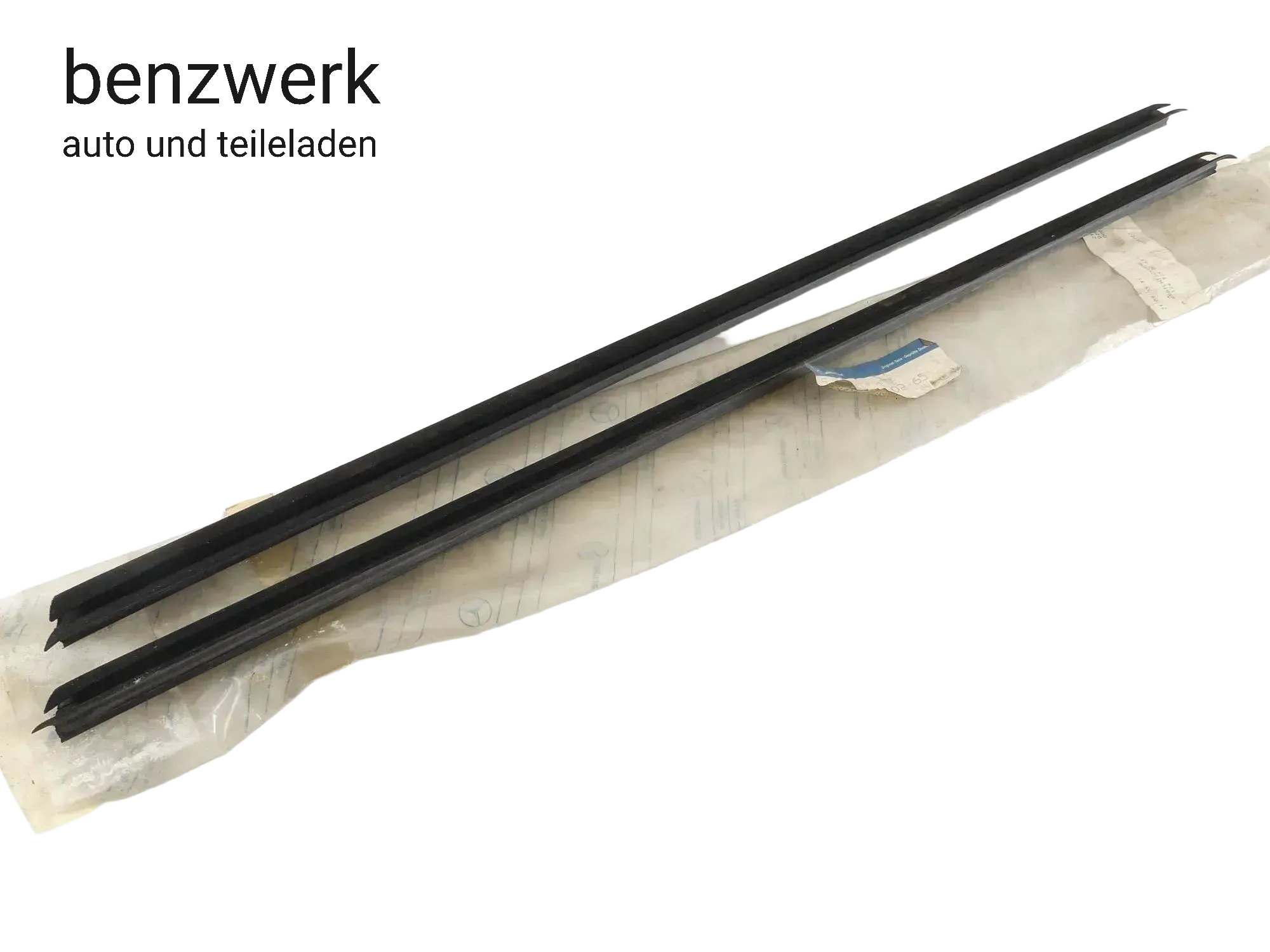 Mercedes W124 S124 2X Abdichtschiene Fenster vorne innen NEU NOS 1247250265 - Bild 1