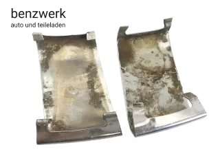 Mercedes W126 2.Serie 2x Chromspange Blendfuge Stoßstange hinten  ✔️ - Bild 4