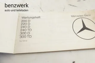 Mercedes W123 Diesel Serviceheft Checkheft Bordbuch 1235847995 ✔️ - Bild 2