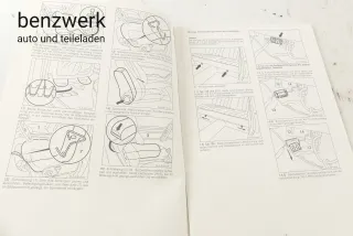 Mercedes W201 W126 W124 Montageanleitung Schonbezüge ORIGINAL ✔️ - Bild 4