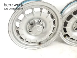 Mercedes W116 R107 4x Alufelge Barockfelge 6,5x14 ET30 1264002102 ✔️ - Bild 2