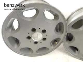 Mercedes W124 4x Alufelge grau Sportline 7x15 ET41 1244011902 ✔️ - Bild 2