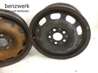 Mercedes W168 4x Stahlfelge 5,5x15 ET54 ORIGINAL 1684000702 ✔️ - Bild 5