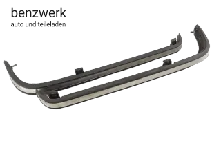 Mercedes W123 2x Chromleiste unter Rückleuchte ORIGINAL 1236900962 1236901062✔️ - Bild 1