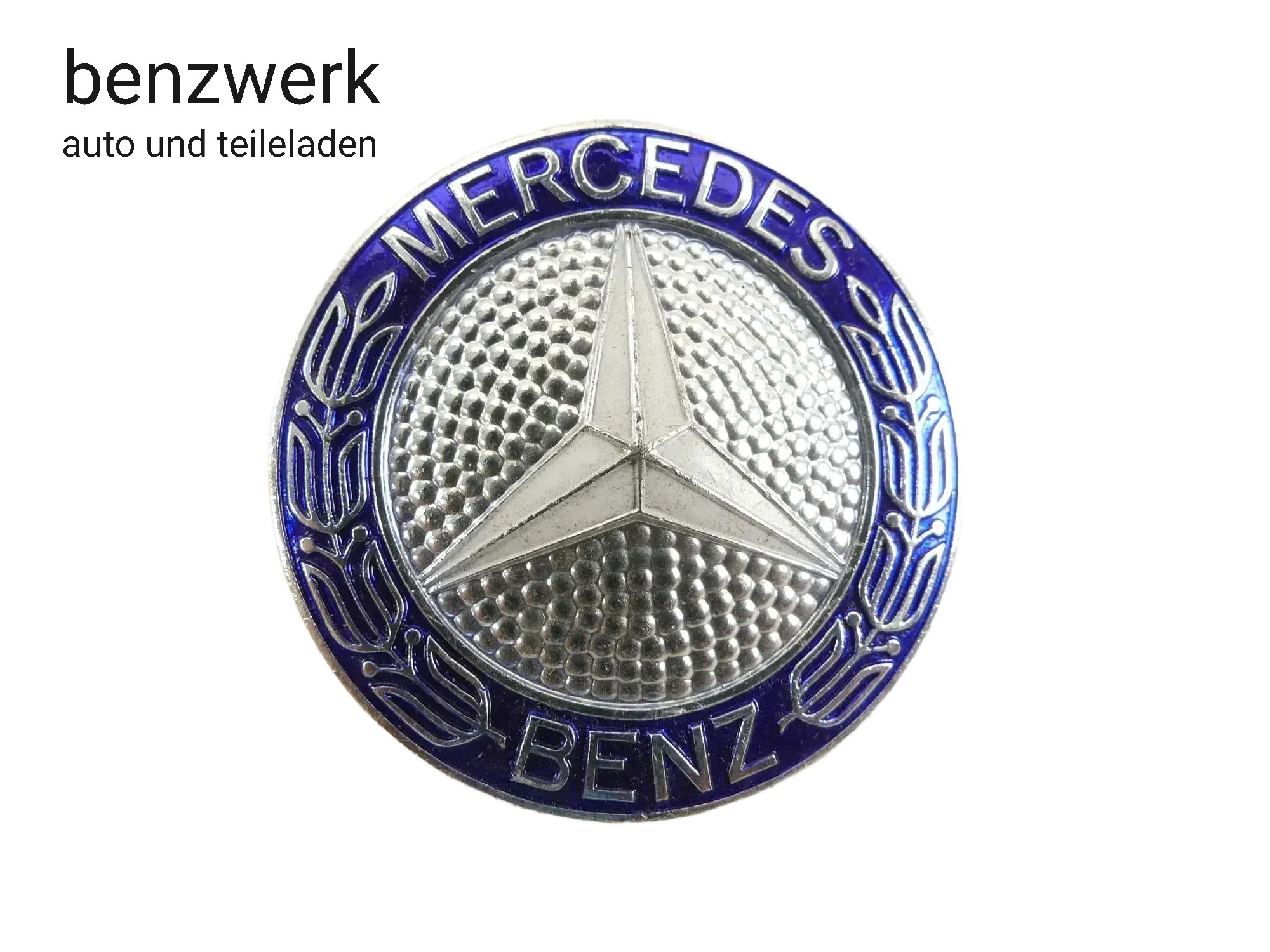 Mercedes W201 190 W124 Emblem Plakette Kühlergrill NEUWERTIG ORIGINAL ✔️ - Bild 1