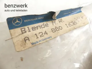 Mercedes W124 Kombi S124 Chromblende Stoßstange hinten rechts NEU NOS 1248801636 - Bild 2