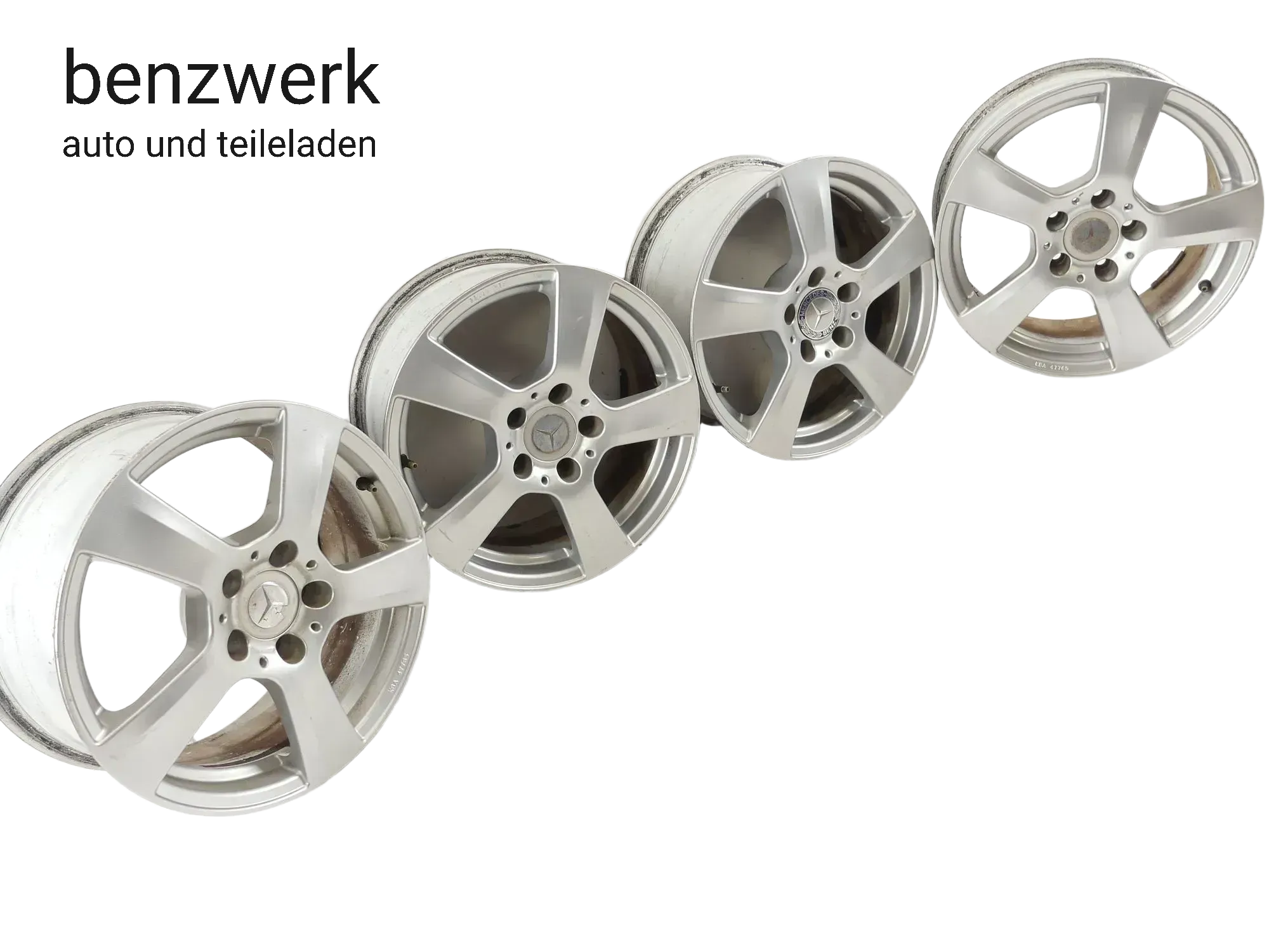 Mercedes Audi VW 4x Alufelge 7,5x17 ET35 LK5x112 BROCK KBA 47768 ✔️ - Bild 1