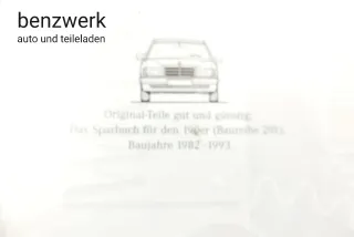Merceses W201 190 Broschüre Faltblatt Sparbuch Originalteile ✔️ - Bild 2