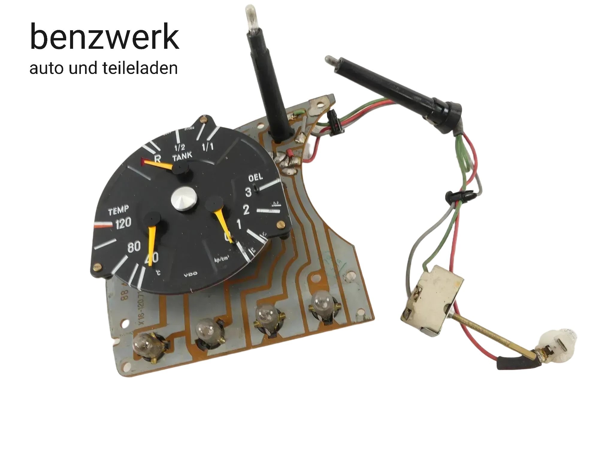 Mercedes W116 R107 C107 W107 Kombiinstrument Tank Temp Öldruck Dimmer 0025405147 - Bild 1