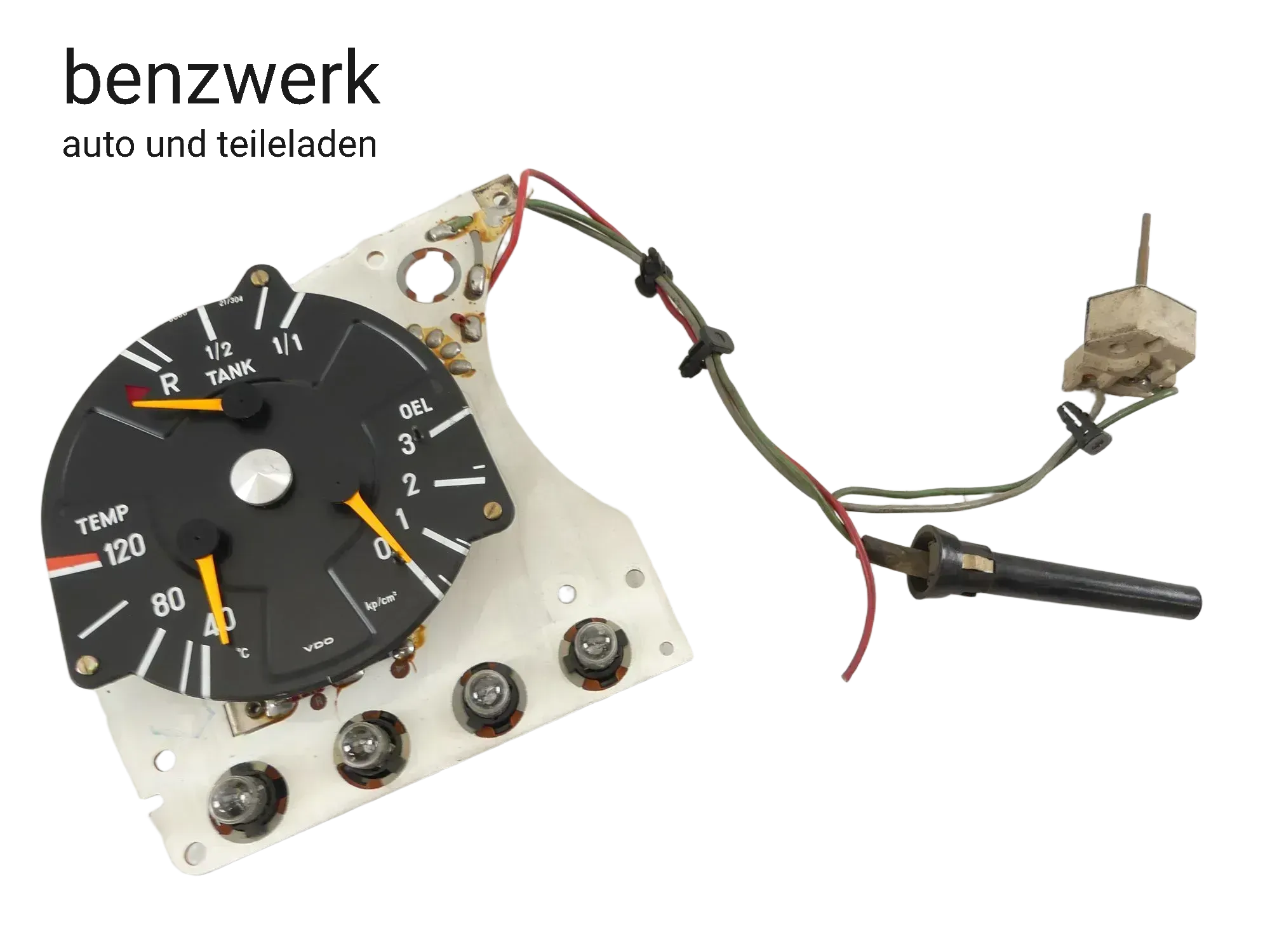 Mercedes W116 R107 C107 W107 Kombiinstrument Tank Temp Öldruck Dimmer 0025405147 - Bild 1