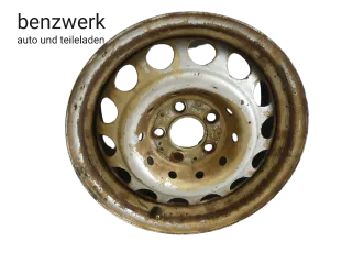 Mercedes W140 1x Stahlfelge ORIGINAL 7,5x16 ET51 1404000802 ✔️ - Bild 1