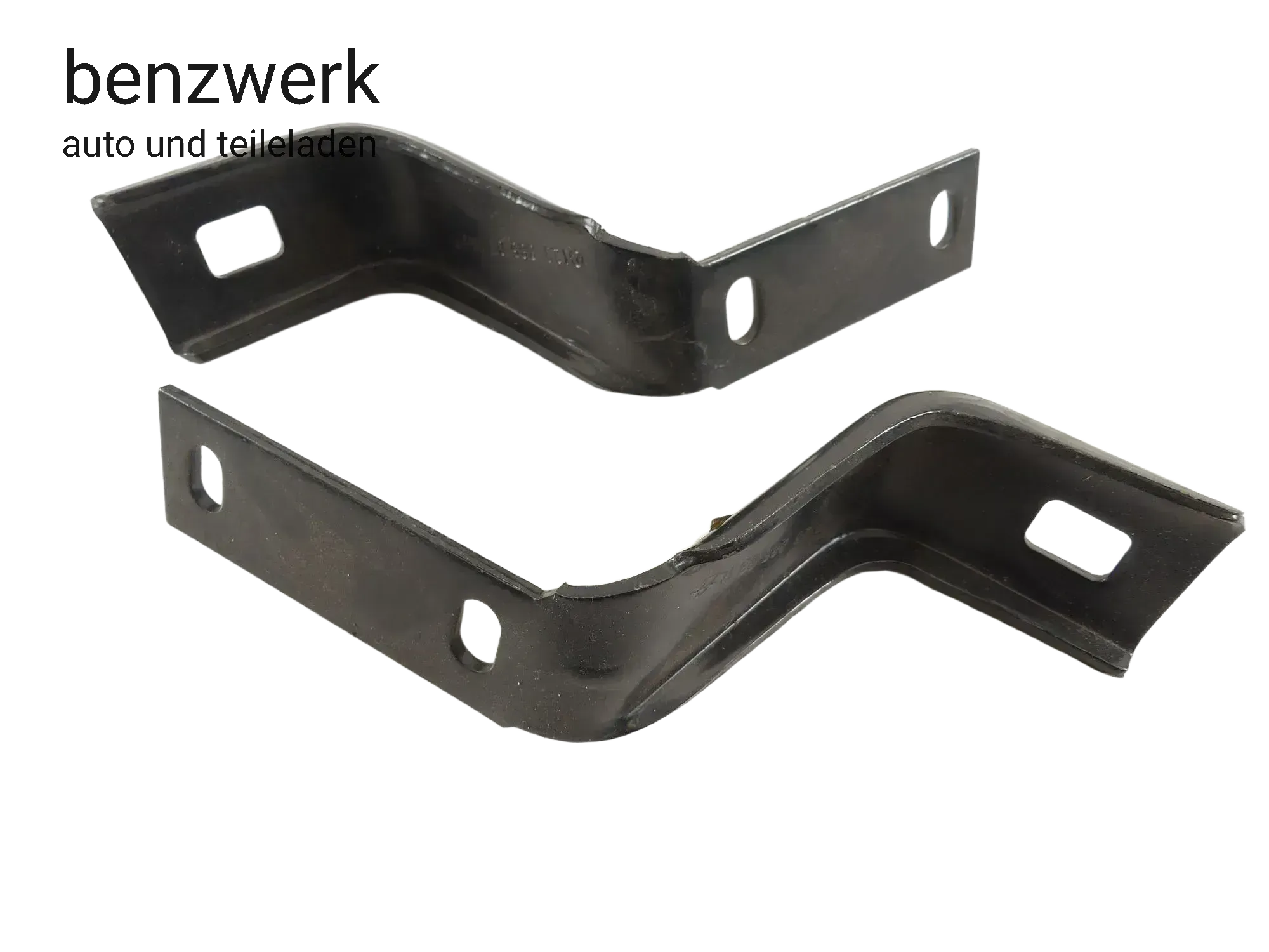 Mercedes W123 S123 C123 2x Halter Stoßstange hinten NEU 1238850714 1238850814 ✔️ - Bild 1