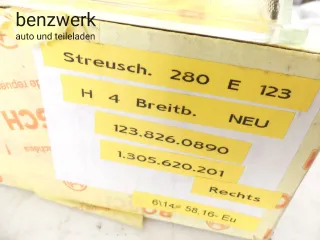 Mercedes W123 Streuscheibe Scheinwerfer rechts Breitband BOSCH H4 NEU 1238260890 - Bild 2