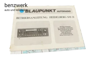 Blaupunkt Heidelberg SM21 Bedienungsanleitung Schaltplan  ✔️ - Bild 1