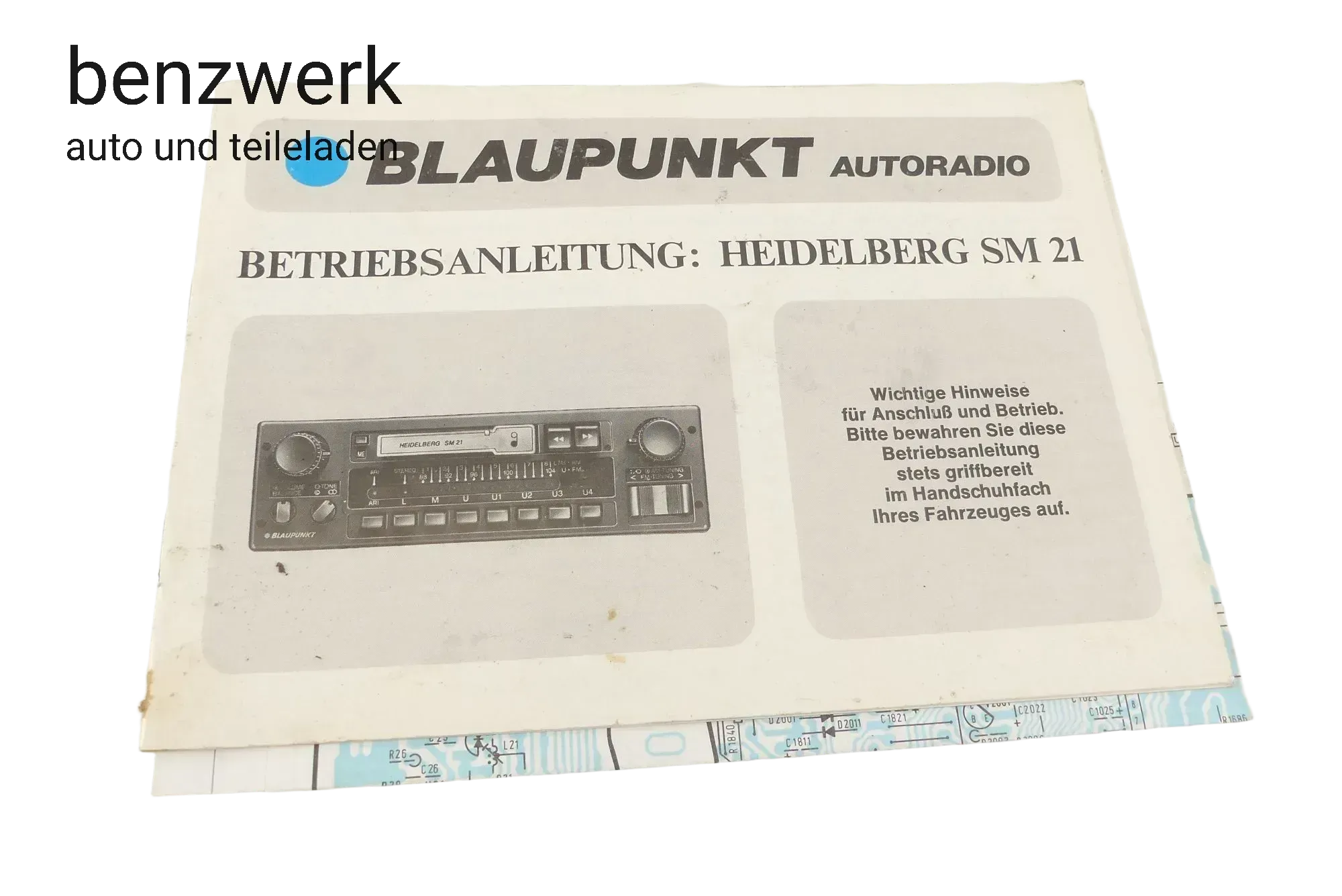 Blaupunkt Heidelberg SM21 Bedienungsanleitung Schaltplan  ✔️ - Bild 1