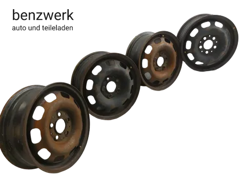 Mercedes W168 4x Stahlfelge 5,5x15 ET54 ORIGINAL 1684000702 ✔️
