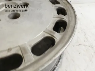 Mercedes W124 1x Felge Alufelge 6,5x15 ET49 Gullideckel ORIGINAL 1244001802 ✔️ - Bild 2