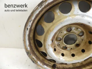 Mercedes W140 1x Stahlfelge ORIGINAL 7,5x16 ET51 1404000802 ✔️ - Bild 4