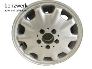 Mercedes W210 W202 1x Gullideckel Alufelge ORIGINAL 6,5x15 ET37 2104010502 ✔️ - Bild 1